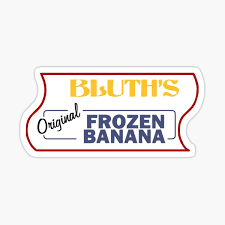 Bluth's original frozen banana is a frozen banana stand started by george in 1953 as part of the bluth company. George Michael Bluth Stickers Redbubble