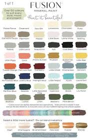 Free Fusion Color Chart
