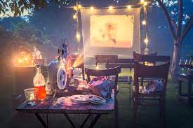 (spring is a good time to search for used models, as many offices and. Summer Living How To Throw An Amazing Backyard Movie Night Curbly