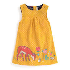 Girls Yellow Deer Cord Jumper Dress Jojo Maman Ba C Ba C Bebe Clothing Cord Pinafore Dress Toddler Girl Style