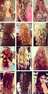 12 Different Types Of Curls From The Same Iron Hair Styles Types Of Curls Curly Hair Styles