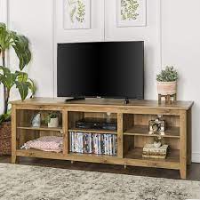 Walker Edison Wood Tv Media Storage Stand For Tvs Up To 70 Espresso Walmart Com Tv Stand Designs Living Room Tv Tv Stand Decor