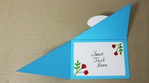 Fold the paper like a card. How To Make Birthday Cards For Teachers Homemade Birthday Card For Teacher Youtube Cool Birthday Cards Teacher Birthday Card Birthday Card Pictures
