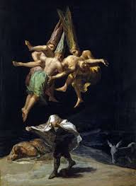 30 марта 1746, фуэндетодос, близ сарагосы — 16 апреля 1828, бордо) — испанский художник и гравёр, один. The Flight Of Witches By Francisco De Goya Goya Francisco