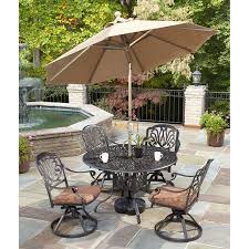 Home Styles Floral Blossom 5 Piece Patio Dining Set Charcoal Walmart Com Patio Outdoor Dining Set Patio Dining Set
