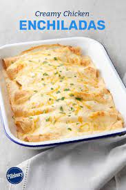 Creamy Chicken Enchiladas Recipe Recipes Enchilada Recipes Mexican Food Recipes