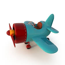Stylized Cartoon Plane 3d Model In 2020 Cartoon Plane Stylized Cartoon Airplane