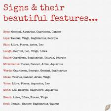 Signs Their Beautiful Features Zodiac Signs Aquarius Zodiac Signs Sagittarius Zodiac Signs Pisces