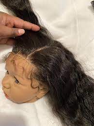 We flat iron doll hair and show you how to cut dolls hair. Reborn Baby Makeover Hair Rooting Service Etsy Baby Hairstyles Hair Makeover Roots Hair