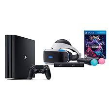 Playstation Vr Start Bundle 5 Items Vr Headset Move Controller Playstation Camera Motion Sensor Playstation 4 Pro 1tb Vr Game Disc Psvr Ev Valkyrie Walmart Com Walmart Com
