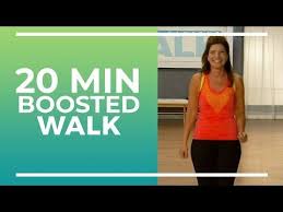 20 Minute Boosted Walk Walk At Home Youtube Workout At Work Walking Exercise Beginner Workout