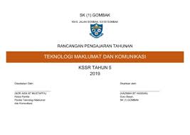 Rancangan pengajaran tahunan pembuatan roti 2019. Rpt Tmk T5 2019 Fliphtml5