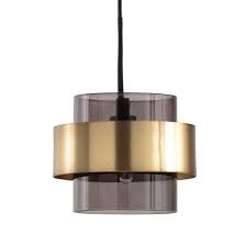 Black And Brass Mini Pendant Light Hanging Lamp Botello Made Of Glass And Metal Black Brass Colored La Redoute Int Ceiling Lights Contemporary Ceiling Light Lamp