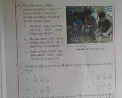 Dani mampu membuat anyaman dalam waktu 3 jam. Di Perkemahan Mario Mampu Membuat 3 Anyaman Bambu Dalam 2 Jam Dani Mampu Membuat Anyaman Bambu Brainly Co Id