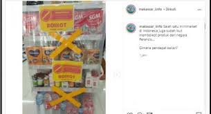 Viral Minimarket Sudah Boikot Produk Prancis Publik Hah Produk Itu Juga