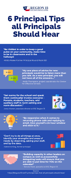 7 Principal Tips That All Principals Should Hear Region 13 S Blog Leadership Strategies School Leadership Principal