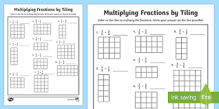 Area model multiplication worksheets pdf. Multiplying Fractions By Tiling With Grids Activity