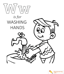 471.42 kb, 1200 x 1500. Flu Season W Is For Washing Hands Coloring Page 01 Free Flu Season W Is For Washing Hands Coloring Page