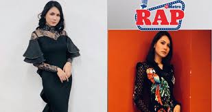 Nelydia senrose mantap pakai baju hitam. Aprena Berjaya Kurus