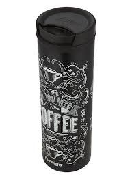 Contigo Thermalock Twistseal Eclipse Stainless Steel Travel Mug 20 Oz Black All You Need Is Coffee Stainless Steel Travel Mug Mugs Insulated Coffee Mugs