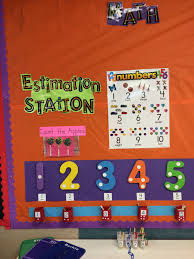 Estimation Station For 3 Year Olds This Math Center Will Help With Sorting Counting And Grouping Preschool Stem Math Centers Math