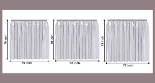 Slipx solutions shower curtain liners are conveniently sized to fit common shower/tub configurations. Standard Shower Curtain Sizes A Complete Guide My Home My Globe