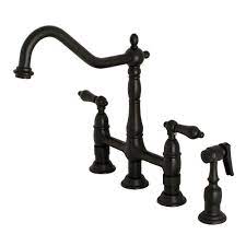 Maybe you would like to learn more about one of these? Kingston Brass Ks1270albs Heritage Kitchen Faucet 8 9 16 Matte Black Amazon Com