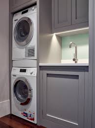 This bath offers generous space without going overboard in square footage. 75 Beautiful Contemporary Gray Laundry Room Pictures Ideas July 2021 Houzz
