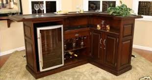 Love This Mini Fridge Bi Level Counter Etc American Heritage Catania L Shape Home Bar Pub Fridge Pocket 2 Foot Bars For Home Basement Bar Designs Home