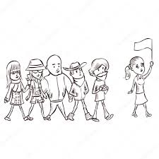 Tour Guide With Group Of Tourists Hand Drawn Cartoon Vector Illustration Premium Vector In Adobe Illustrator Ai Ai Format Encapsulated Postscript Eps Eps Format 'excuse me, do these stairs go up or down?' tour guide with group of tourists hand