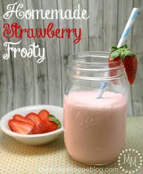 Summer is here and that means a lot of different things to a lot of different people. Homemade Strawberry Frosty Recipe The Scrap Shoppe