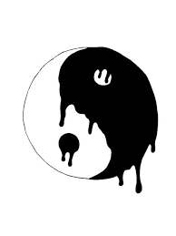 It's where your interests connect you with your made with watercolor markers on canvas board! Overlay Ying Yang And Black And White Image Trippy Painting Black And White Stickers Tumblr Transparents