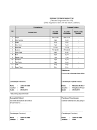 Borang pesanan dan pengeluaran stok. Kew Ps 11