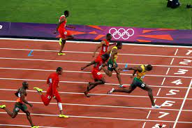 The shortest common outdoor running distance, it is one of the most popular and prestigious events in the sport of athletics. Usain Bolt Of Jamaica Defends Gold In 100 Meters The New York Times