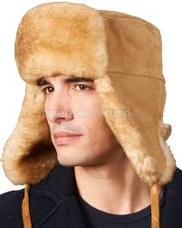 Warm winter ear flap russian fur hats made from mouton, shearling sheepskin though ushanka hats are a distinctly russian hat, indeed, the stereotypical russian is seen to wear one, the wearing of fur hats of similar design is. Yukon Russian Ushanka Hat Sheepskin Sheepskin Town