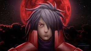 Change chrome browser new tab with hd cool wallpapers & backgrounds. Hd Wallpaper Uchiha Madara Anime Naruto Shippuuden Red Red Moon Blood Moon Wallpaper Flare