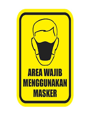 Promo label area wajib masker ukuran 25 x 25 30 x 50 gading murni shopee indonesia from cf.shopee.co.id. Area Wajib Menggunakan Masker