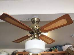 Don't forget to browse another digital imagery in the related category or you can browse our other interesting digital imagery that we have. Vintage 36 Bright Brass Hunter Original Ceiling Fan Usa American With Light Kit 1938208960