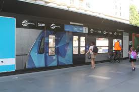 Wife loved the pork tacos and i had the ragamuffin chicken sandwich. Viewing Area Outside The Future Town Hall Station Wongm S Rail Gallery