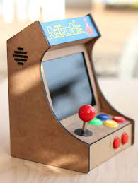 Bartop arcade cabinet with udoo bolt sbc x86 ii. 8 Bartop Arcade Cabinet Wood Kit 4 Or 6 Buttons Etsy