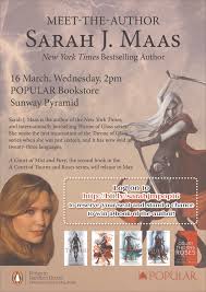 Experience your unique lifestyle adventure right here in sunway pyramid! Meet Sarah J Maas At Popular Sunway Pyramid