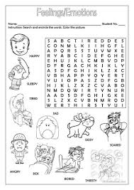 Feelings Worksheets For Kindergarten Feelings Emotions With English Worksheets For In 2020 Feelings And Emotions English Worksheets For Kids Kids Worksheets Printables