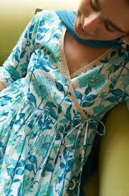 Janasya Indian Women's Purple Pure Cotton Barbados