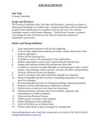 Senior consultant, it advisory, melbourne resume examples & samples. What Is A Leasing Agent Job Description