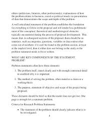 Doing qualitative research is not easy and may require a complete rethink of how research is conducted, particularly for researchers who are more familiar with quantitative approaches. How To Write A Statement Problem