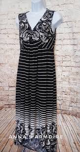 Chico S Black And White Maxi Dress Size 4 Chico S Size 0 Dresses Dresses For Sale Cute Dresses