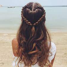 Heart Braid Trends Style Hairstyle Kids Hairstyles Hair