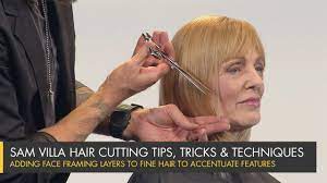 Adding Face Framing Layers To Fine Hair To Accentuate Features Face Framing Layers Face Framing Fine Hair