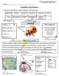 For professional homework help services, assignment essays is the place to be. Nonfiction Text Features Assessment Ladybug From Soaring In Second Grade On Teachersnotebook Com Text Features Text Features Worksheet Nonfiction Text Features