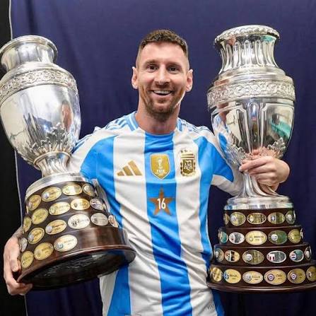Lionel Messi's 2024 🇦🇷🌟 🌟 47 G/A in 36 games ⚽️ 29 goals 🅰️ 18 assists  🏆 Copa América 🏆 Supporters Shield 🏆 MLS Player of the Season